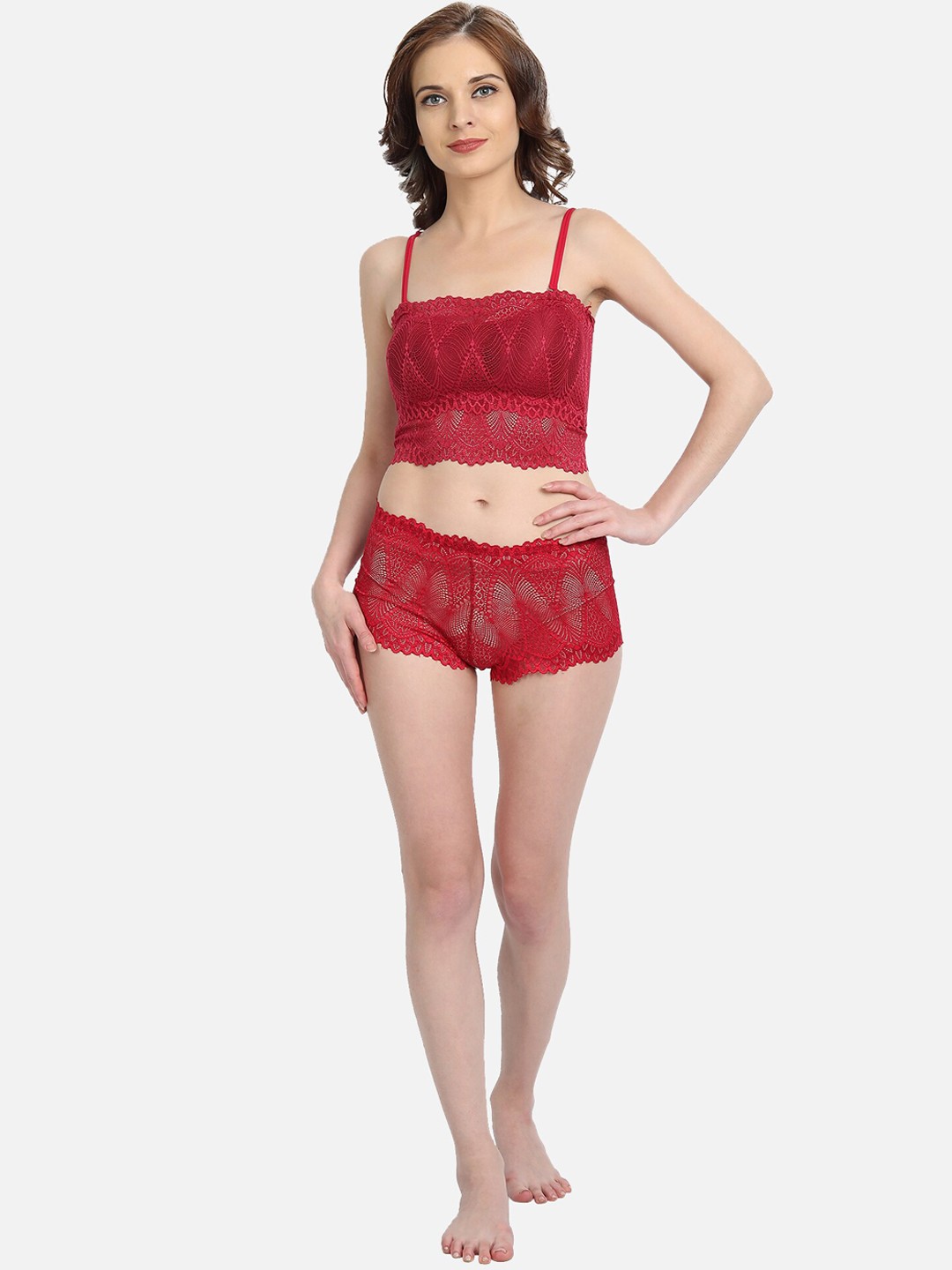 

Gopalvilla Lace Lingerie Set MK004_PK, Pink
