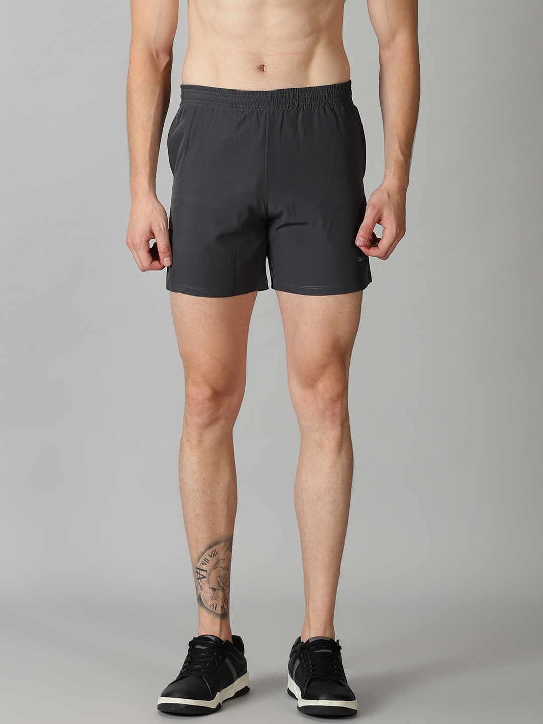 Wildbrocket Men Rapid-Dry Training or Gym Sports Shorts, Black