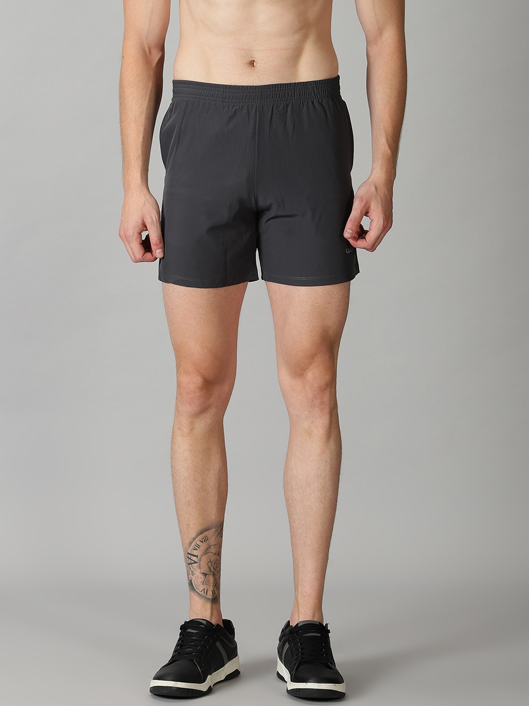 

Wildbrocket Men Training or Gym Sports Shorts, Grey