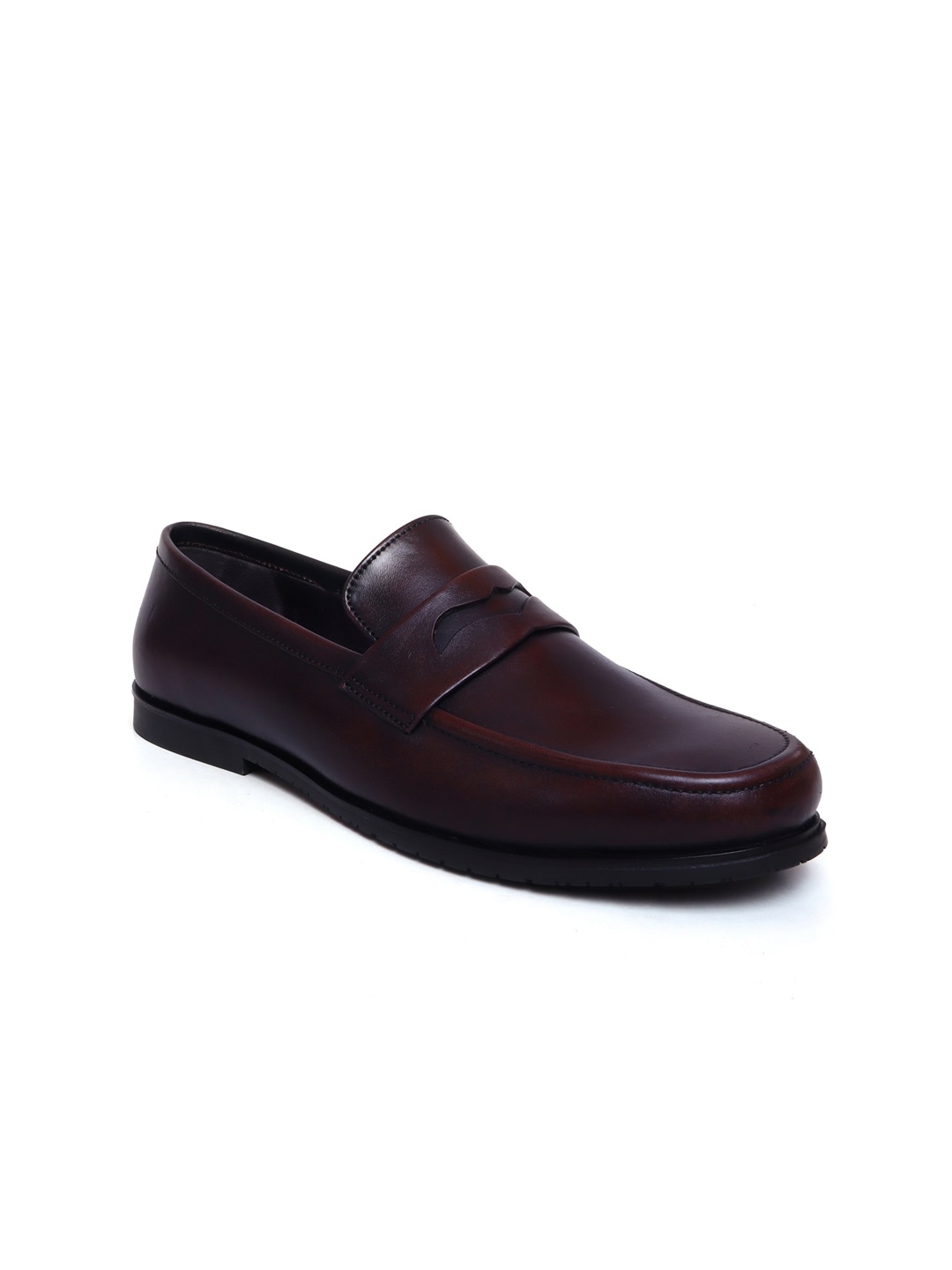 

Zoom Shoes Men Leather Formal Loafers, Brown