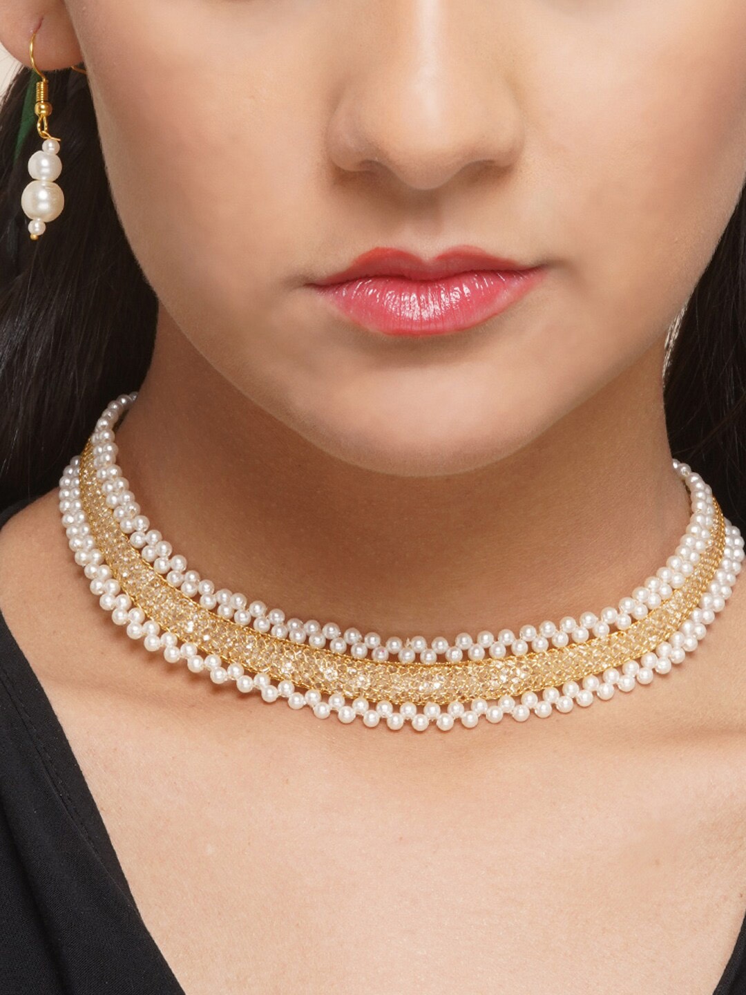 

Anouk Gold-Plated Studded Jewellery Set