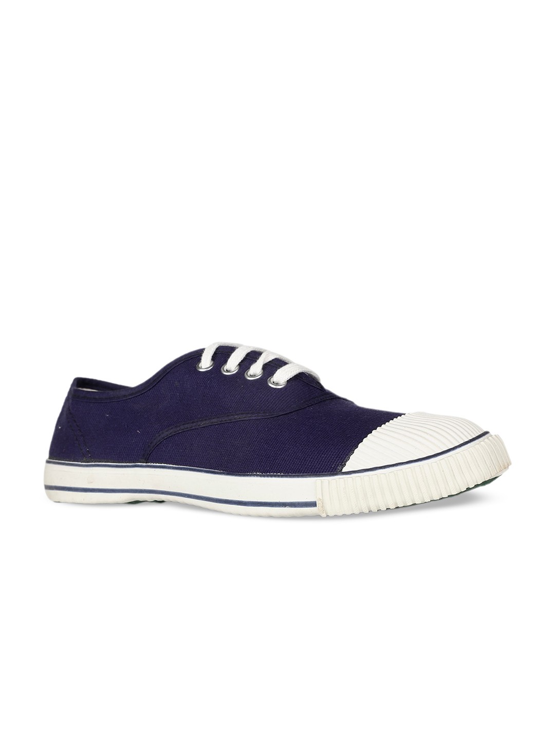 

Bata Men Textile Comfort Sole Sneakers, Navy blue