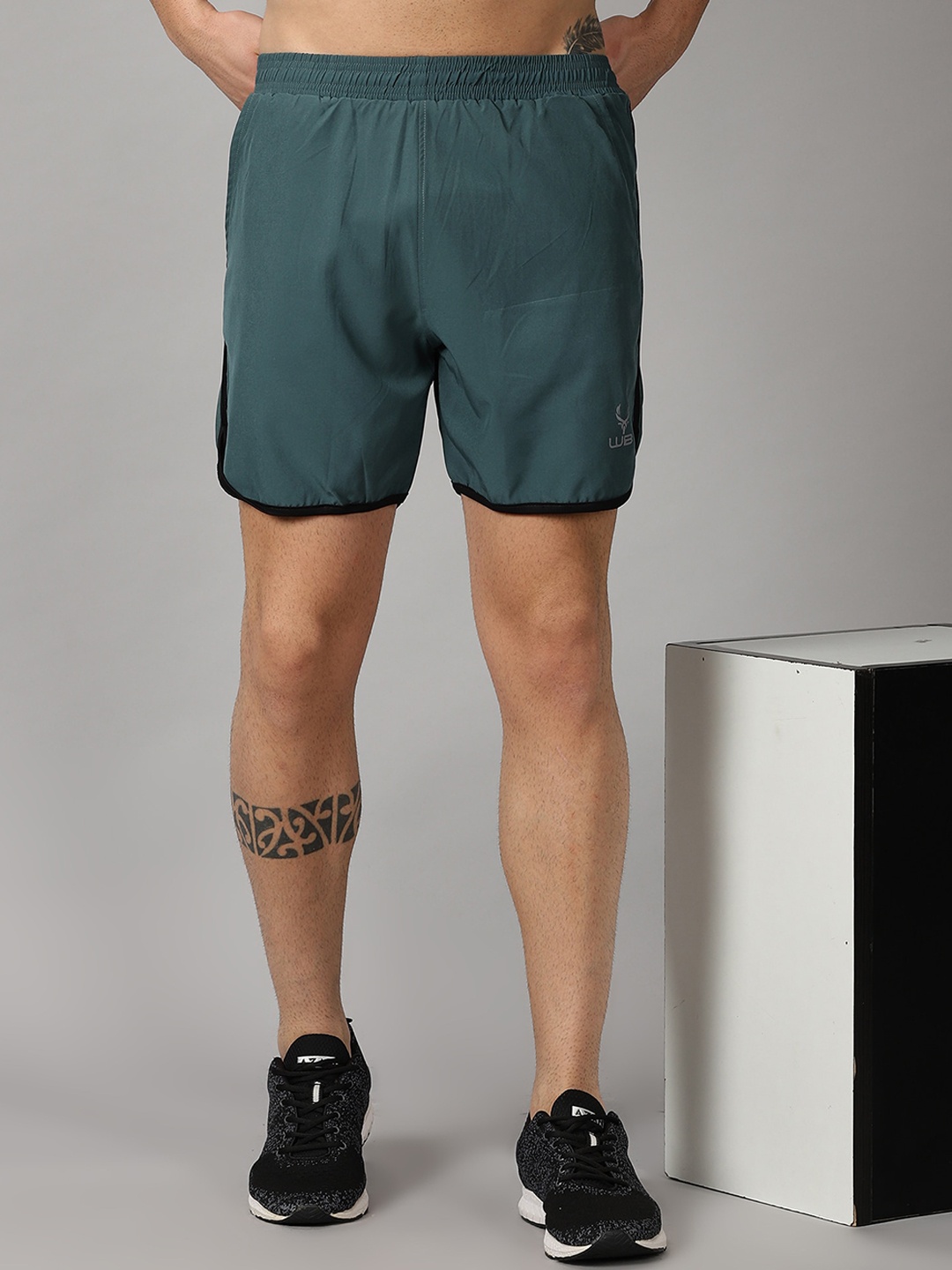 

Wildbrocket Men Training or Gym Sports Shorts, Teal