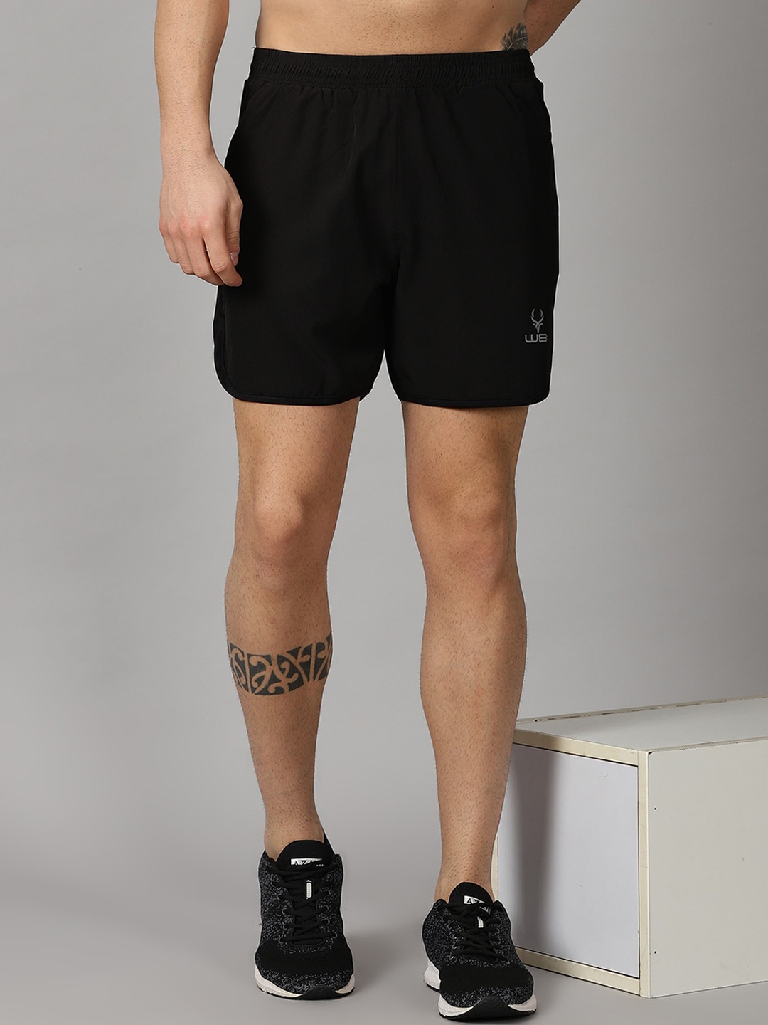

Wildbrocket Men Rapid Dry Training or Gym Sports Shorts, Black