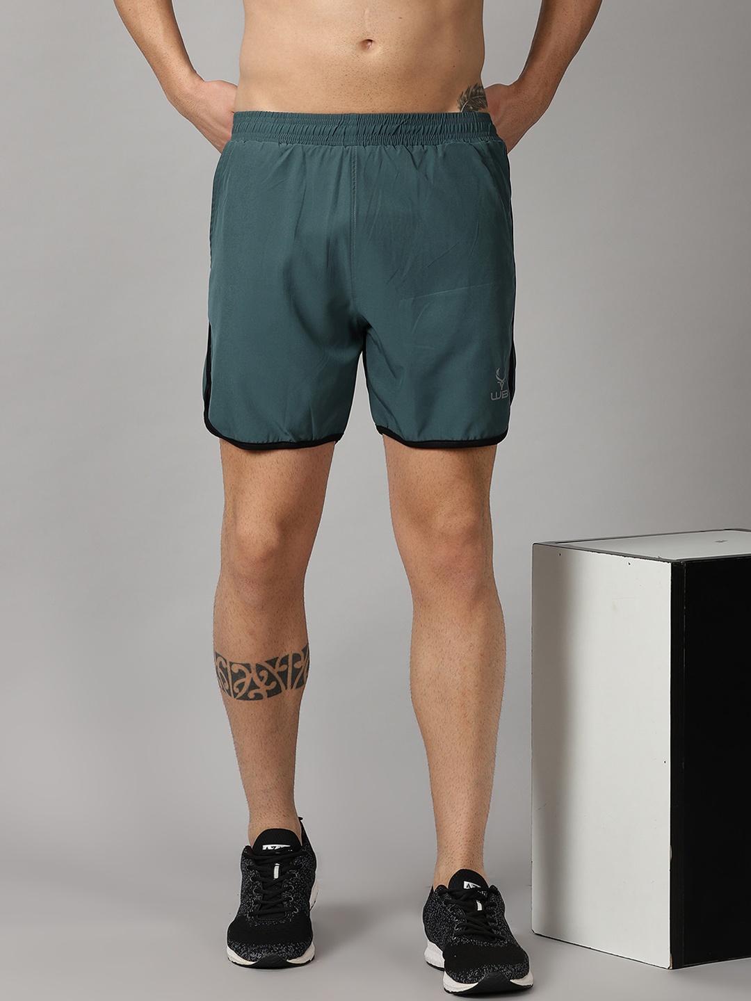 

Wildbrocket Men Training or Gym Sports Shorts, Teal