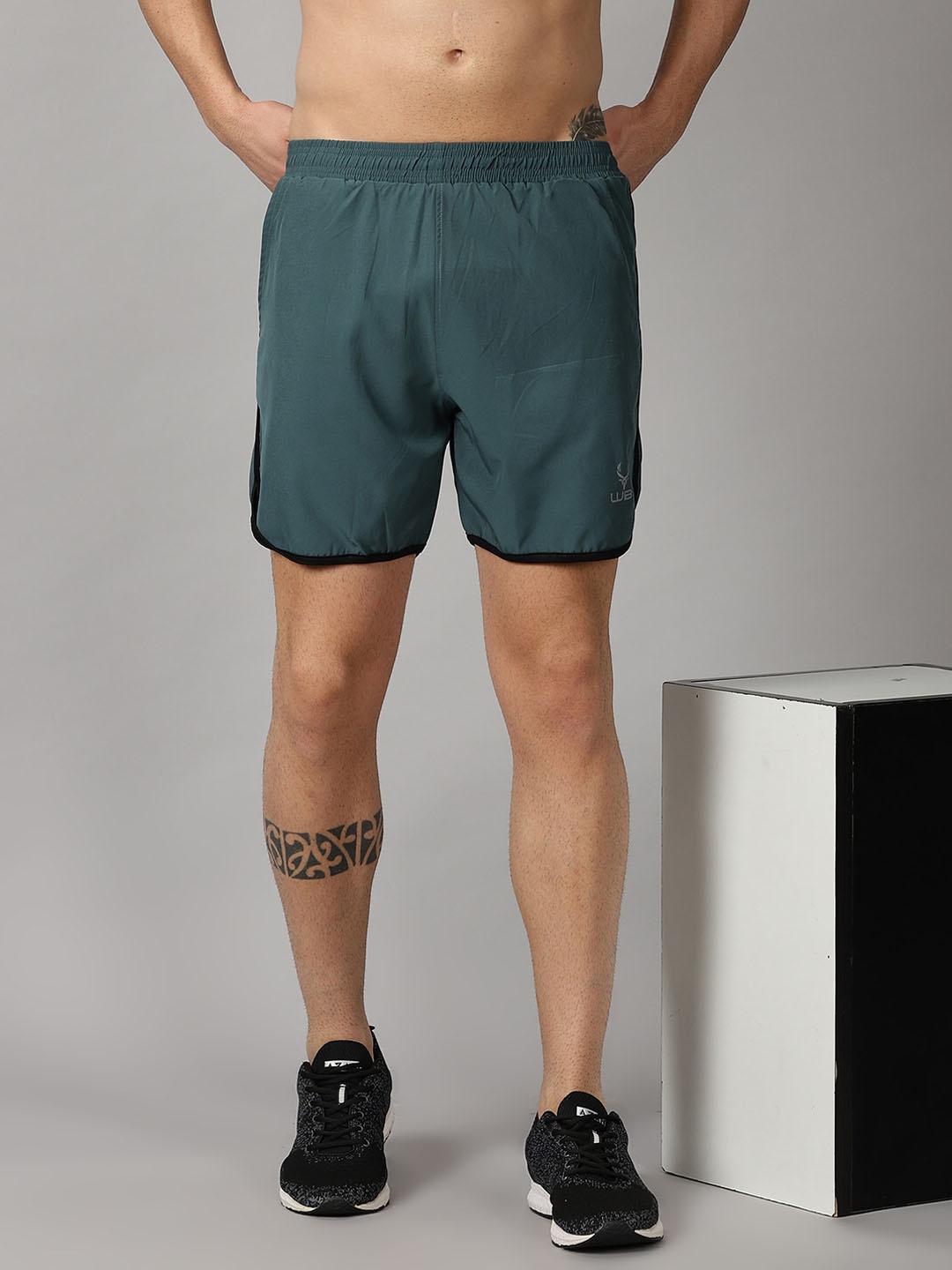 

Wildbrocket Men Training or Gym Sports Shorts, Teal