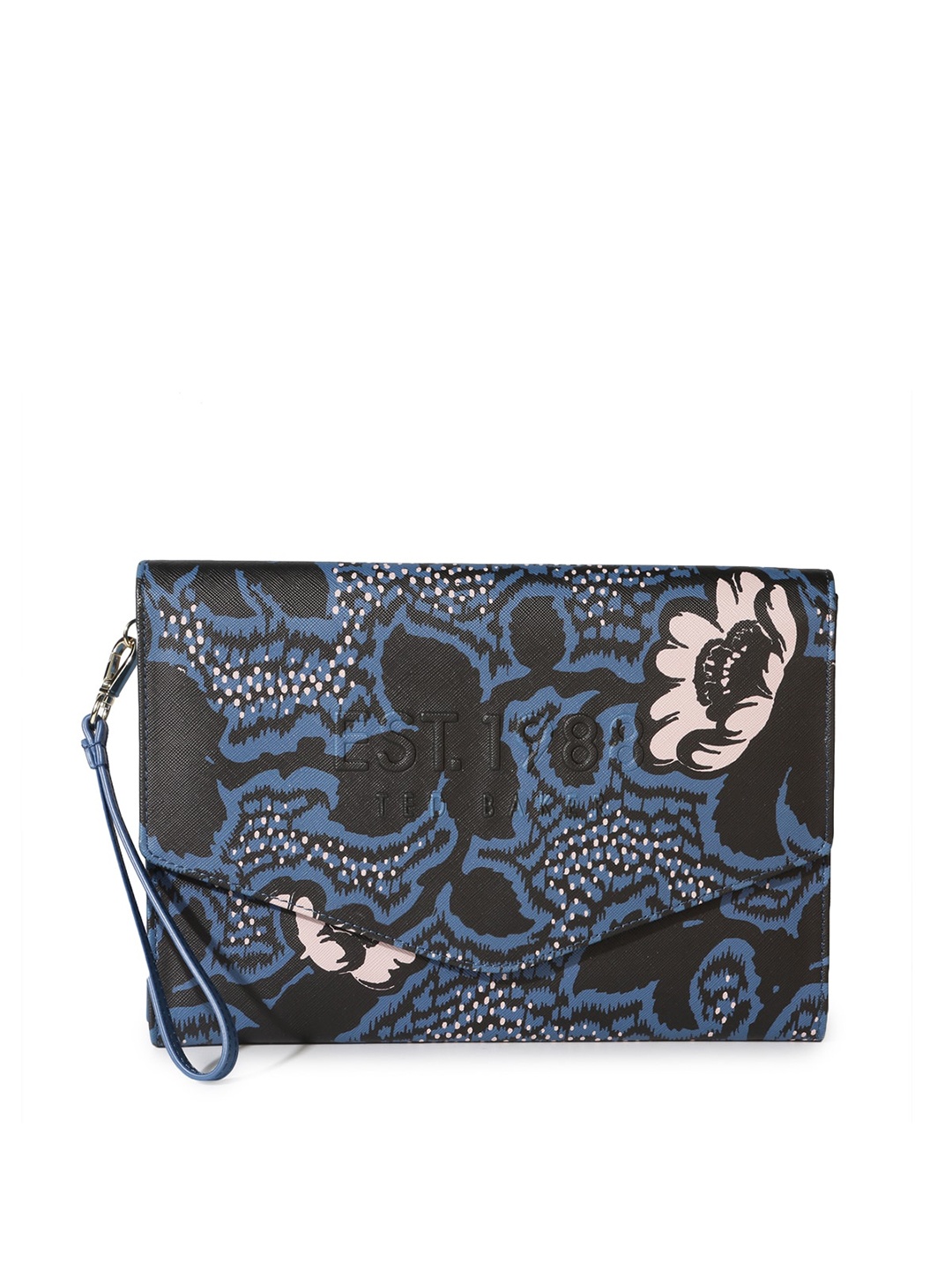 

Ted Baker Women All-Over Printed Travel Pouch, Blue