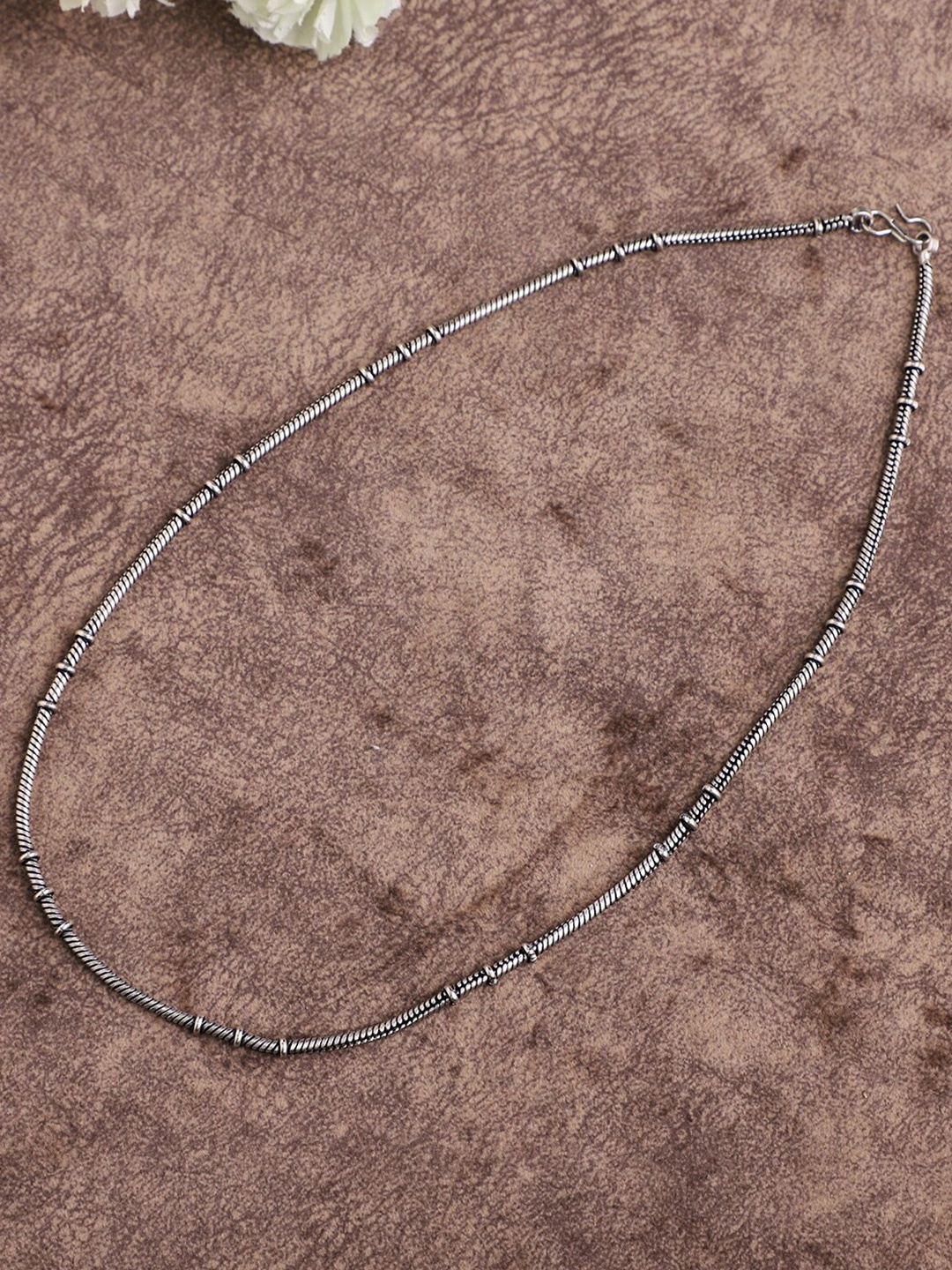 

VENI Silver-Plated Oxidised Necklace