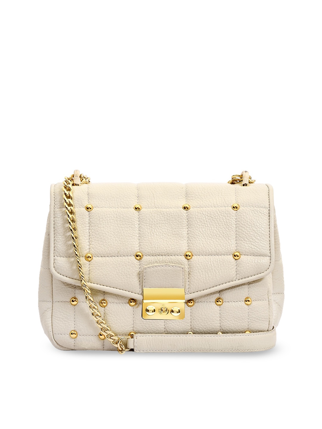 

Eske Leather Swagger Shoulder Bag, Off white