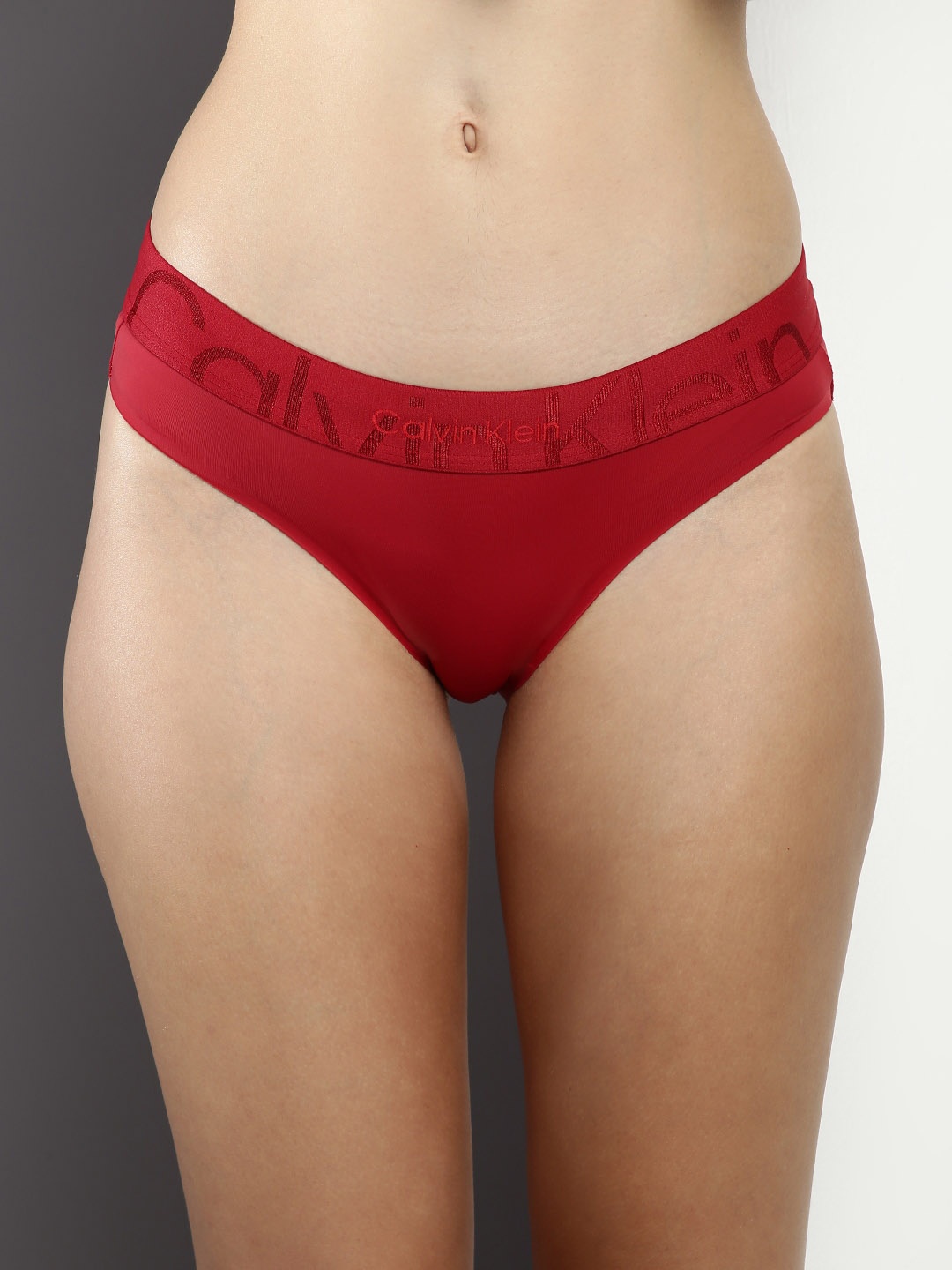 

Calvin Klein Underwear Mid-Rise Seamless Bikini Briefs QF6997ADXKG, Red
