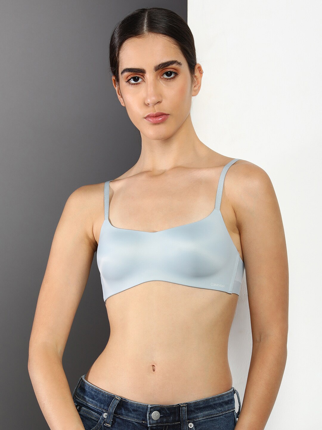 

Calvin Klein Underwear Underwired Lightly Padded Bra, Grey
