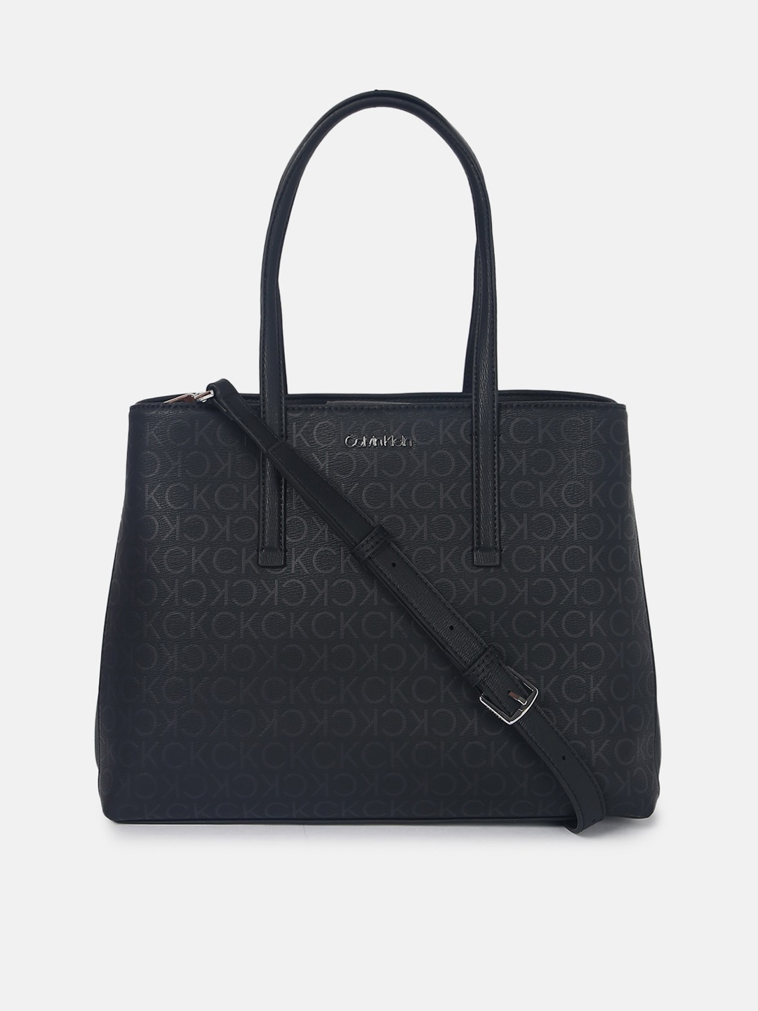 

Calvin Klein Jeans Oversized Structured Shoulder Bag, Black