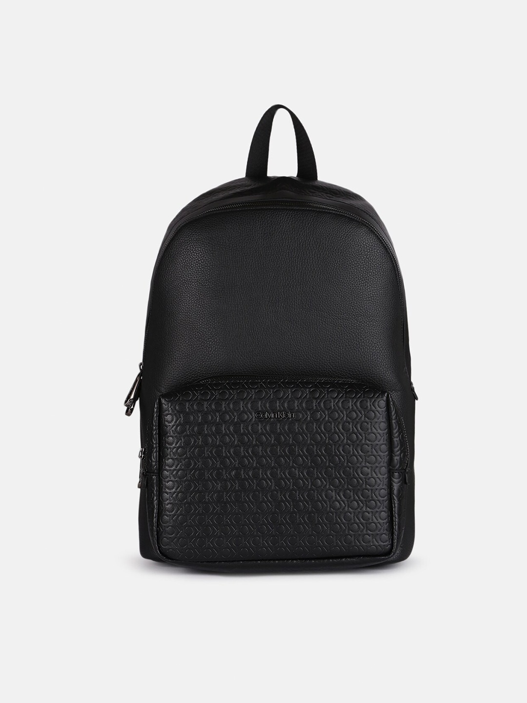 

Calvin Klein Jeans Men Brand Logo Water Resistant Backpack, Black