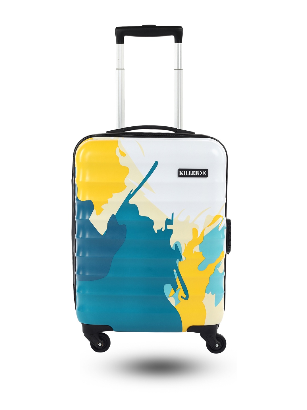 

Killer Abstract Printed Cabin Trolley Suitcase - 55 cm, Multi