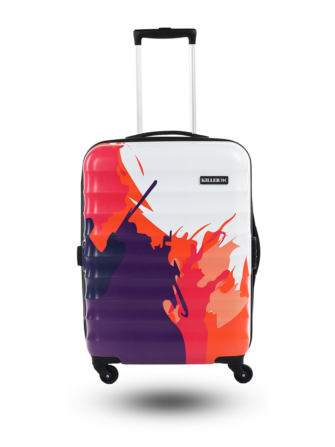 

Killer Unisex Abstract Printed Medium Trolley Suitcase, Multi