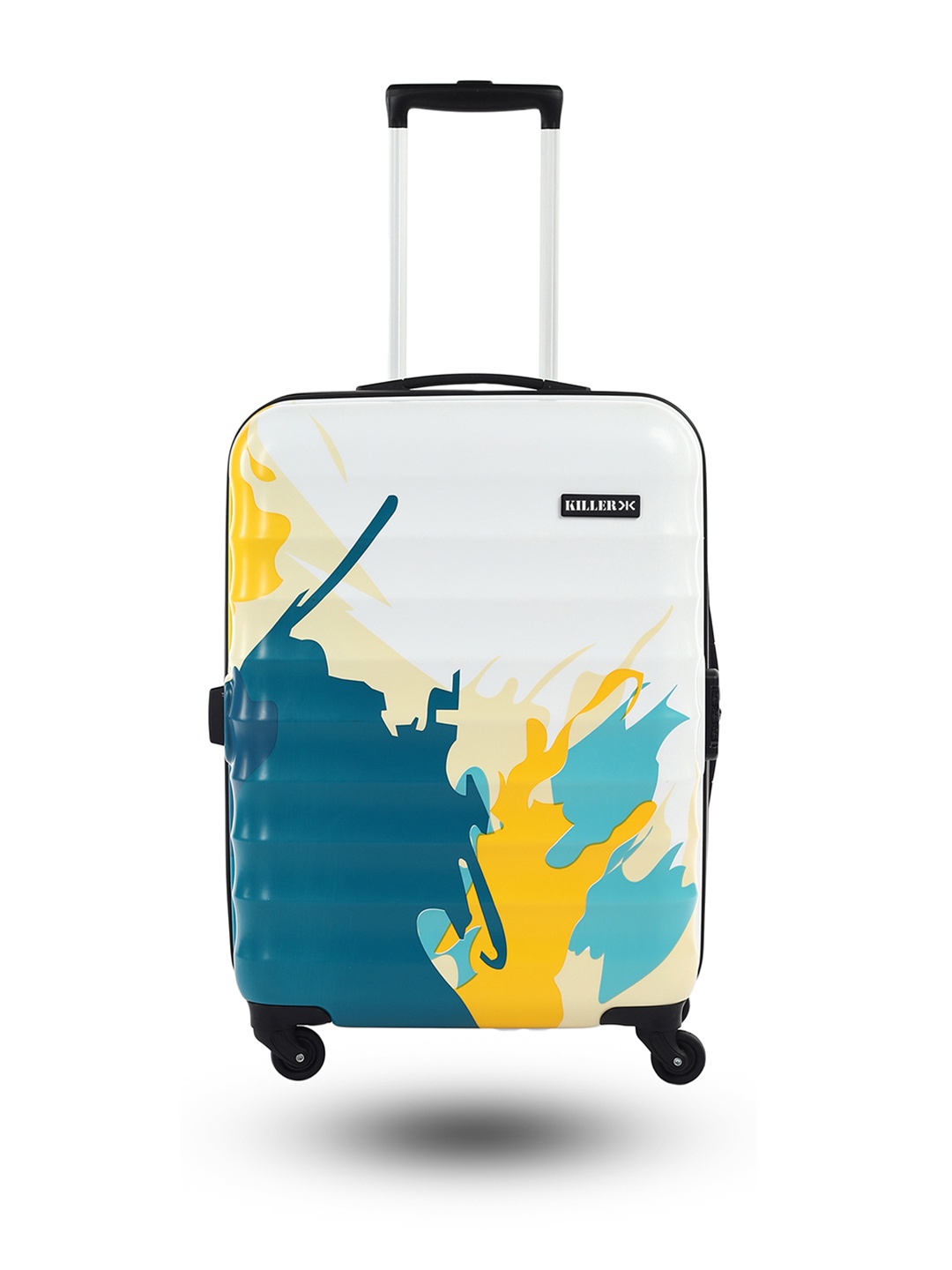 

Killer Unisex Abstract Printed Medium Trolley Suitcase, Multi