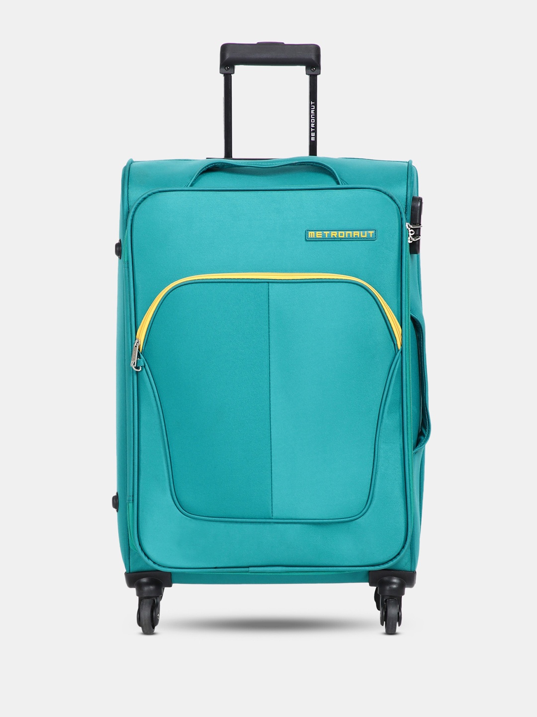 

Metronaut Solid Medium Soft Shell Trolley Suitcase - 65 cm, Sea green