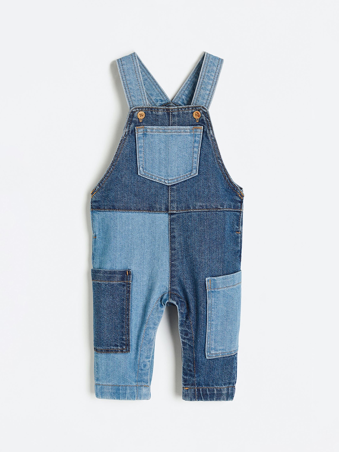 

H&M Boys Denim Dungarees, Blue