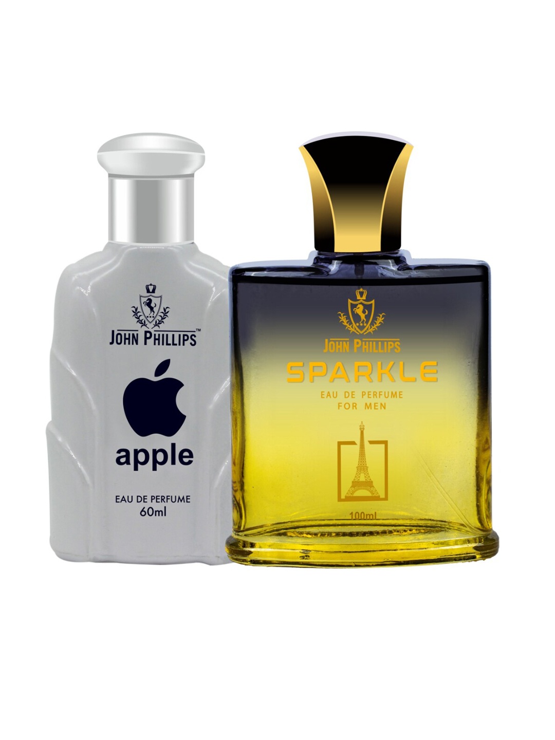 

JOHN PHILLIPS Set Of 2 Apple Eau De Perfume & Sparkle Eau De Perfume, Grey