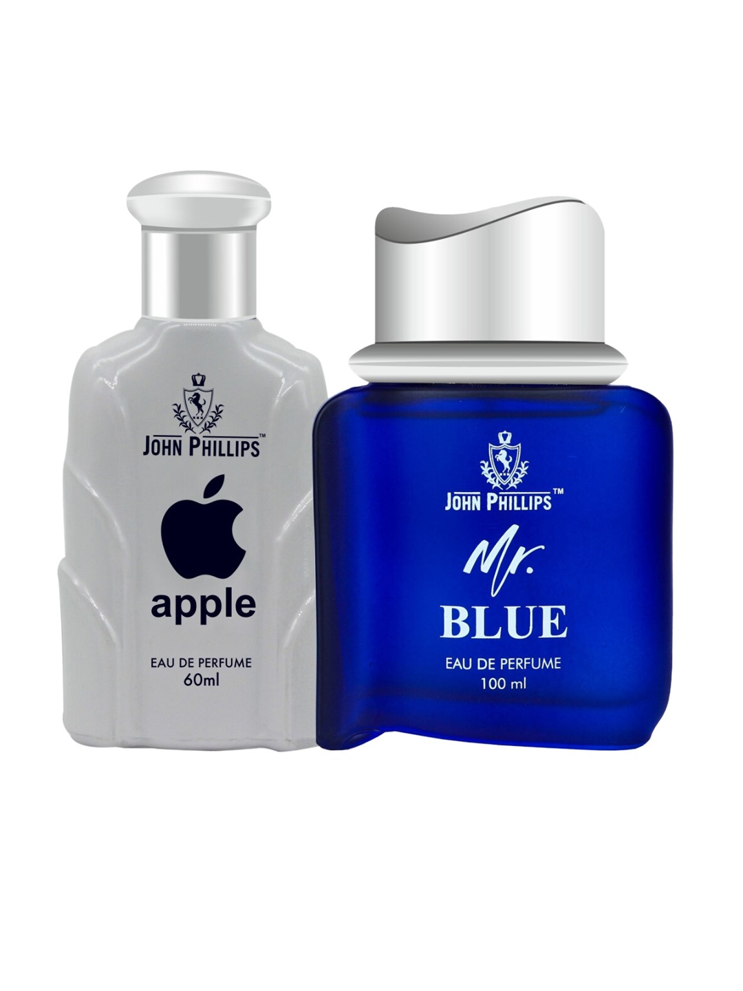 

JOHN PHILLIPS Set Of 2 Apple Eau De Perfume & Mr,.Blue Eau De Perfume