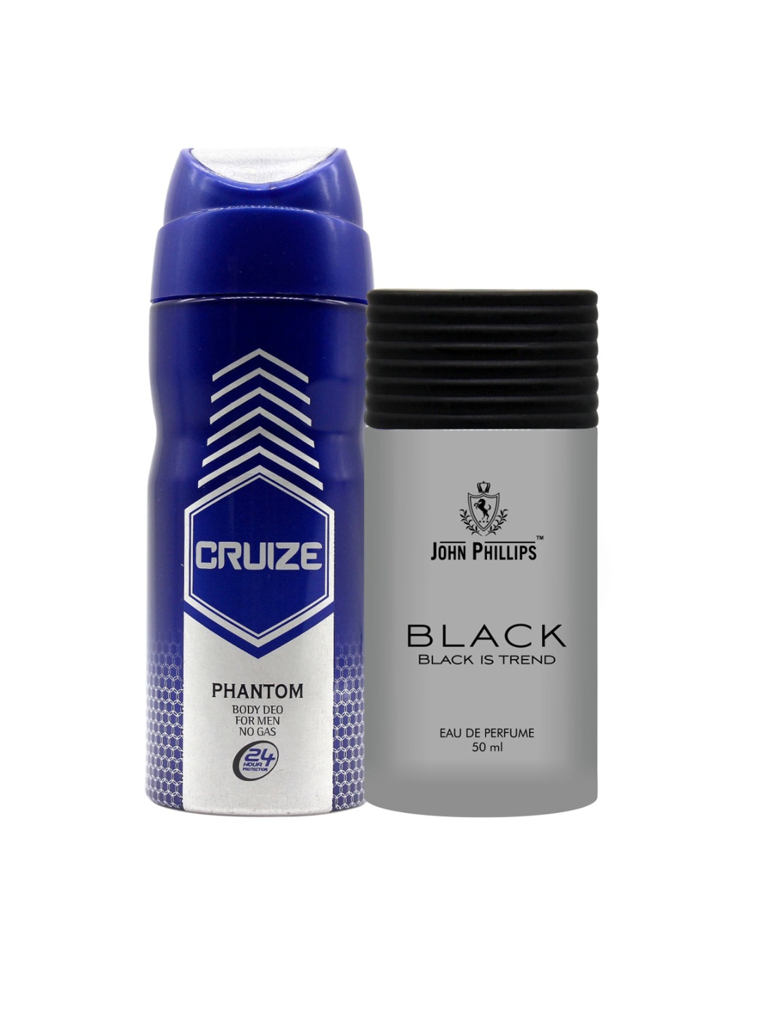 

JOHN PHILLIPS Pack of 2 Eau De French Perfume + Deodorant-150ml+50ml, Blue