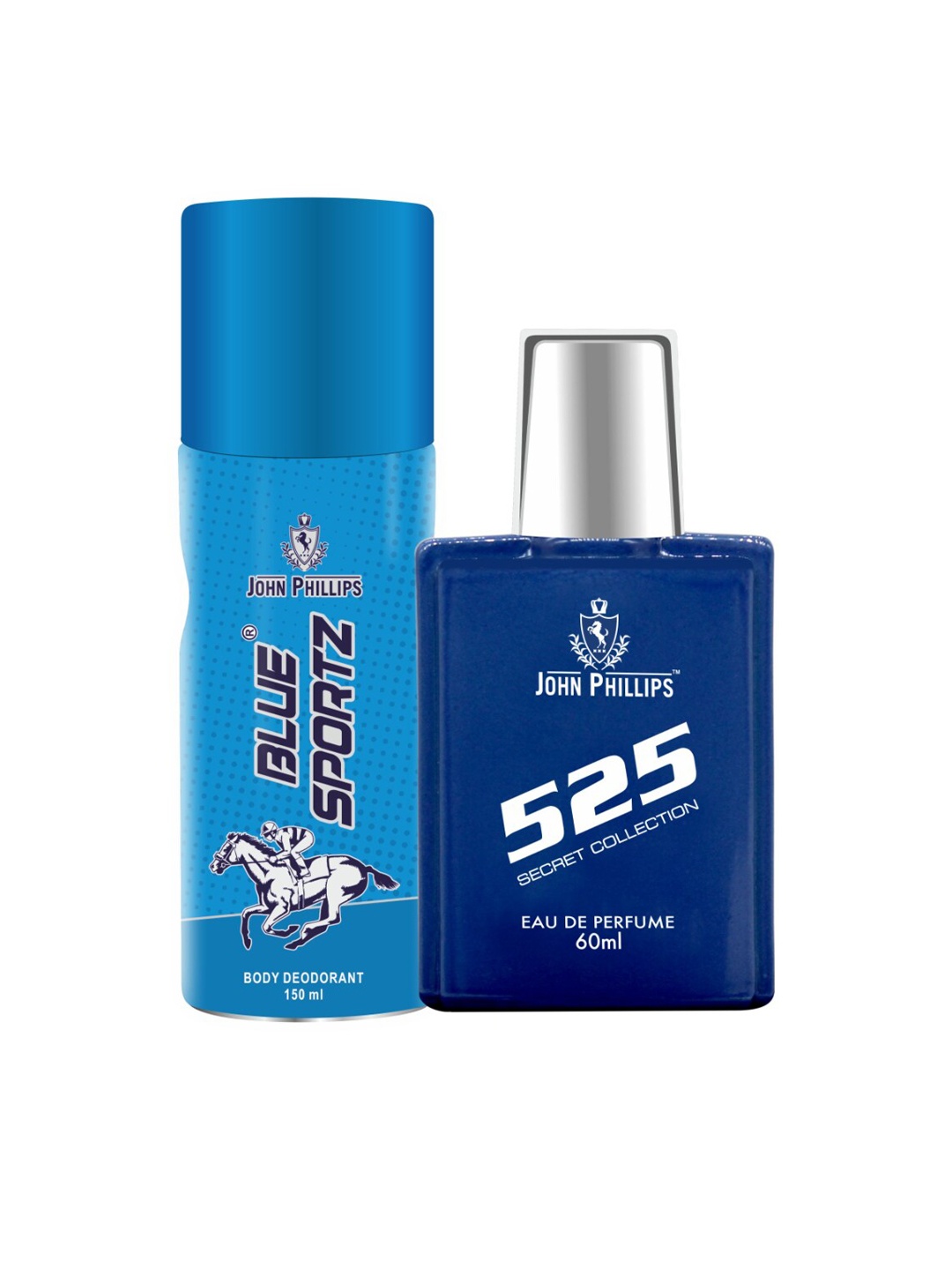 

JOHN PHILLIPS 525 Perfume & Blue Sportz Deodorant, Na