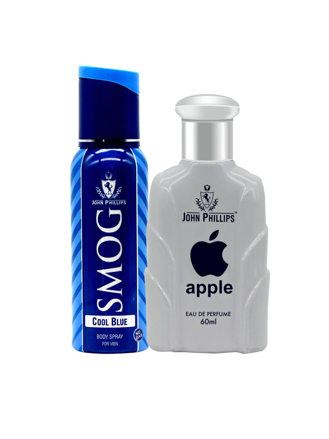 

JOHN PHILLIPS Apple Perfume & Smog Cool Blue No Gas Deodorant, Na