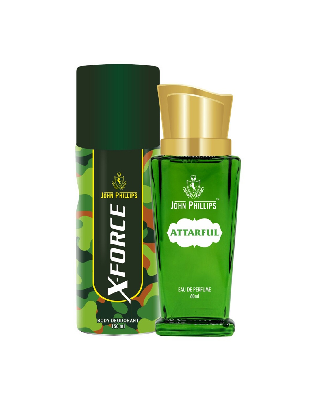 

JOHN PHILLIPS Attarful Perfume & X Force Deo, Na