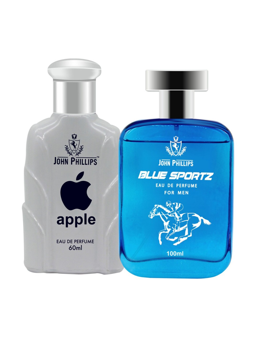 

JOHN PHILLIPS Set Of 2 Apple Eau De Perfume 60 ml & Blue Sportz Eau De Perfume 100 ml