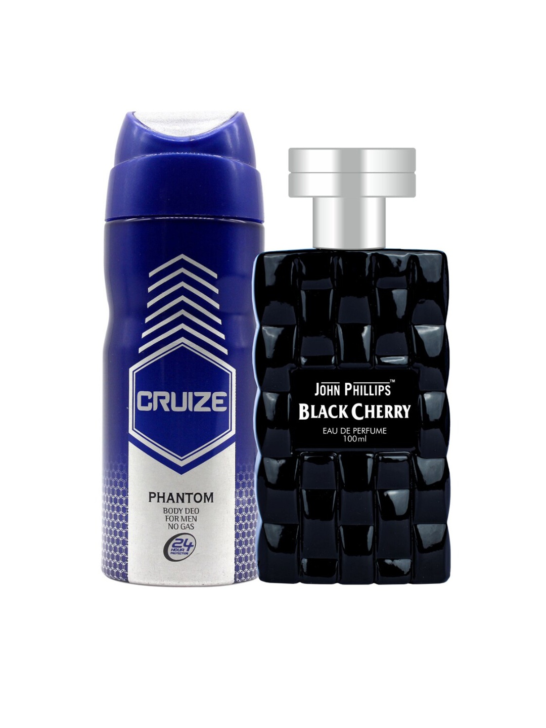 

JOHN PHILLIPS Pack of 2 Eau De French Perfume + Deodorant-100ml+150ml, Blue