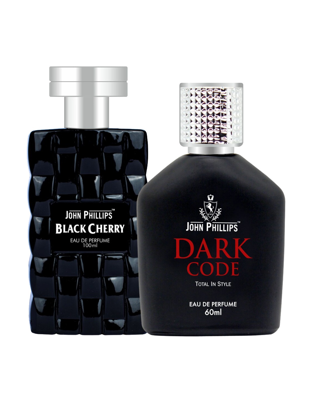 

JOHN PHILLIPS Set Of 2 Black Cherry 100 ml & Dark Code Eau De Perfume 60 ml