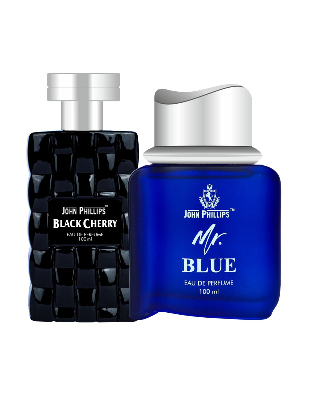 

JOHN PHILLIPS Mr Blue & Black Cherry Set Of 2 Long Lasting Eau De Parfum 100 ml Each