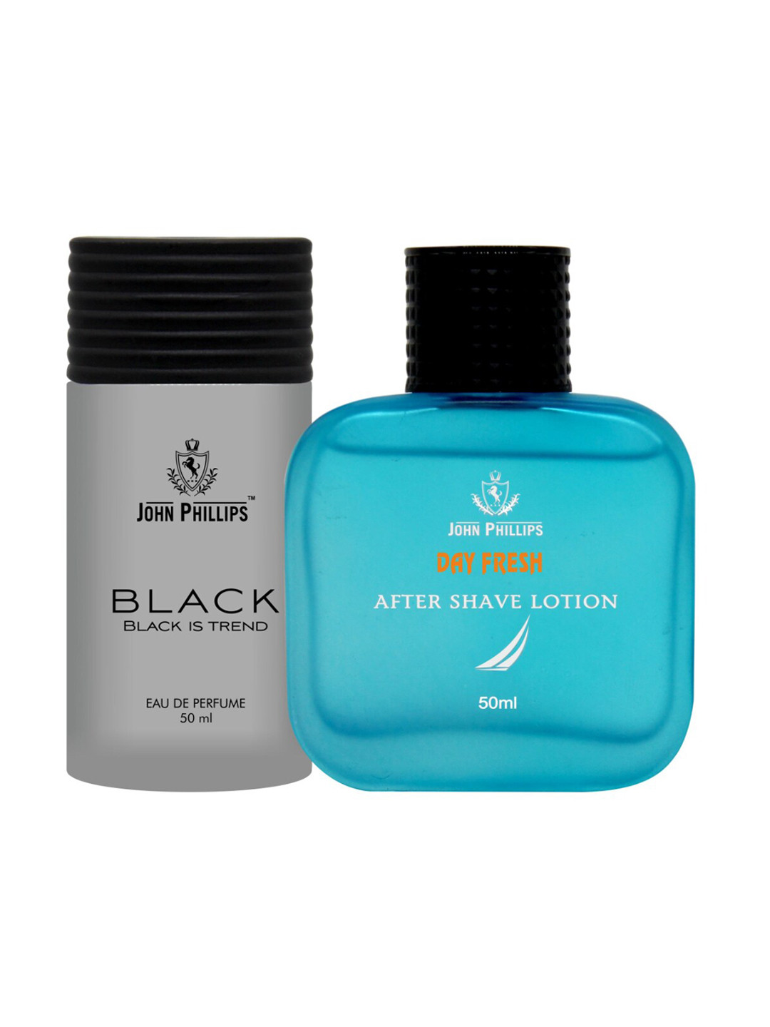 

JOHN PHILLIPS Pack of 2 Eau De French Perfume - 50ml+50ml, Blue
