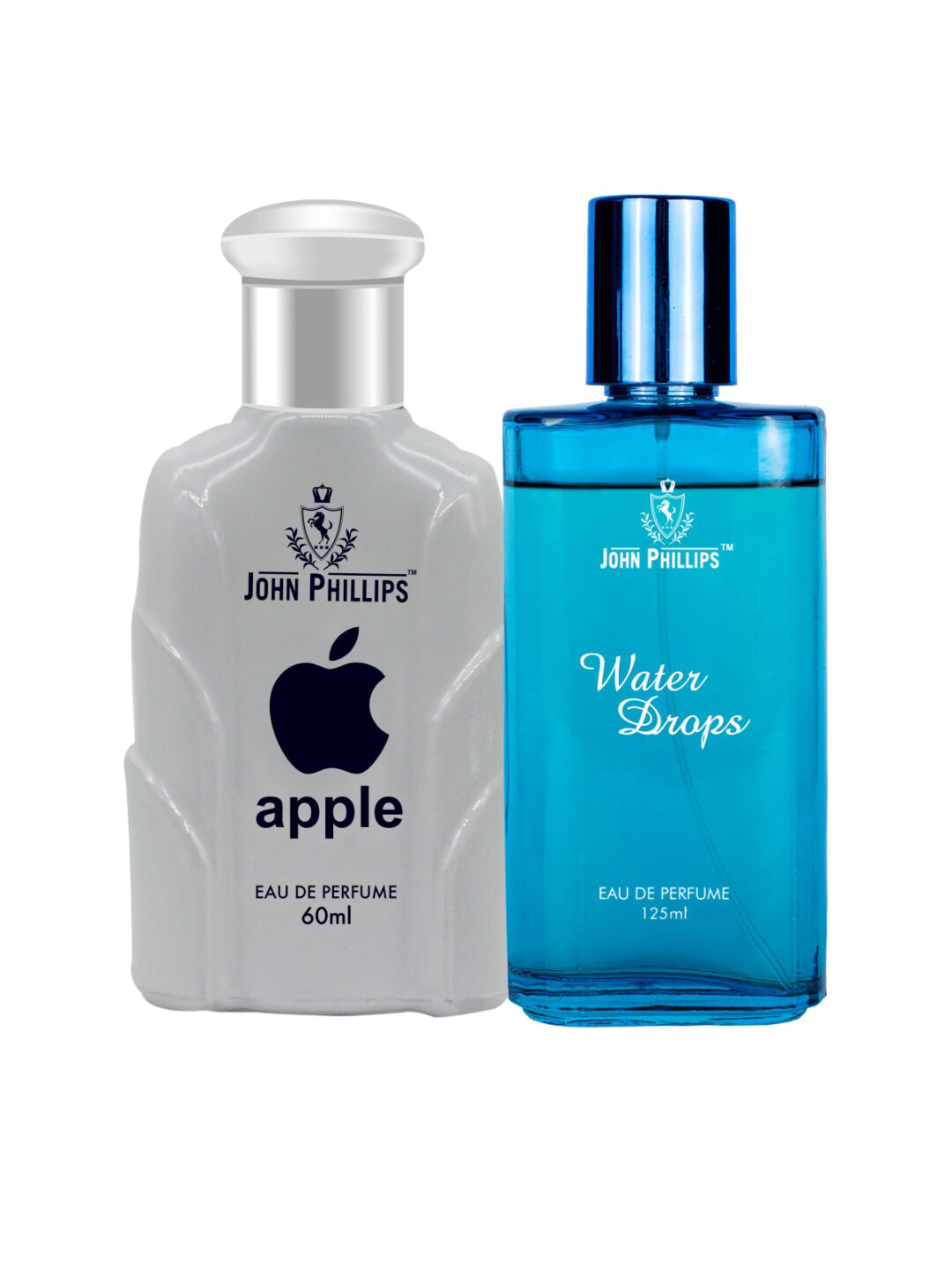 

JOHN PHILLIPS Set Of 2 Apple Eau De Perfume & Waterdrops Eau De Perfume, Grey
