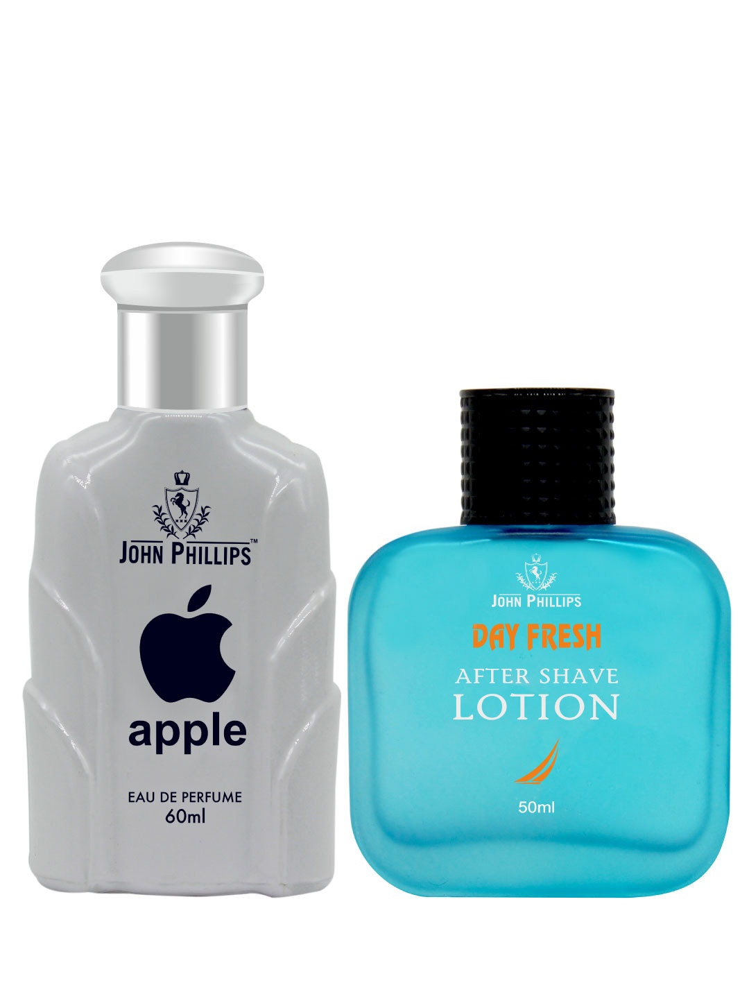 

JOHN PHILLIPS Set Of 2 Apple Perfume & After Shave Lotion, Na