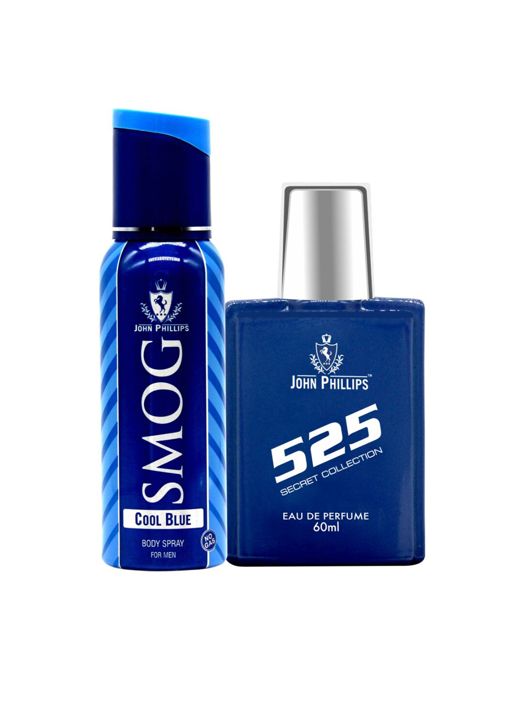 

JOHN PHILLIPS Pack of 2 Eau De French Perfume + Deodorant-120ml+60ml, Blue