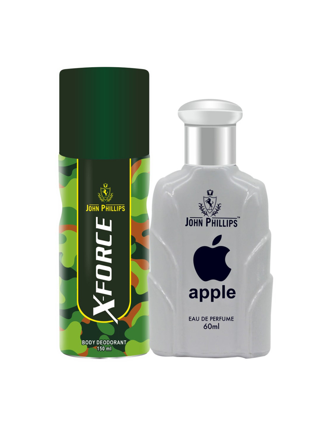 

JOHN PHILLIPS Set Of 2 Apple Perfume & X Force Deo, Na