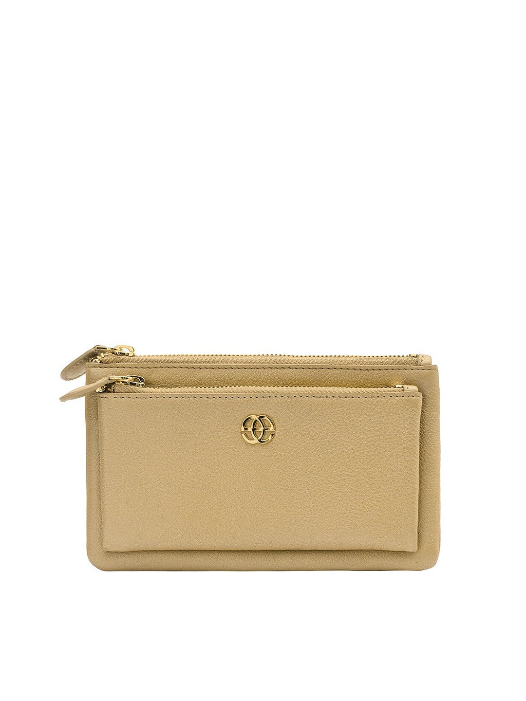 

Eske Women Leather RFID Wallet, Gold