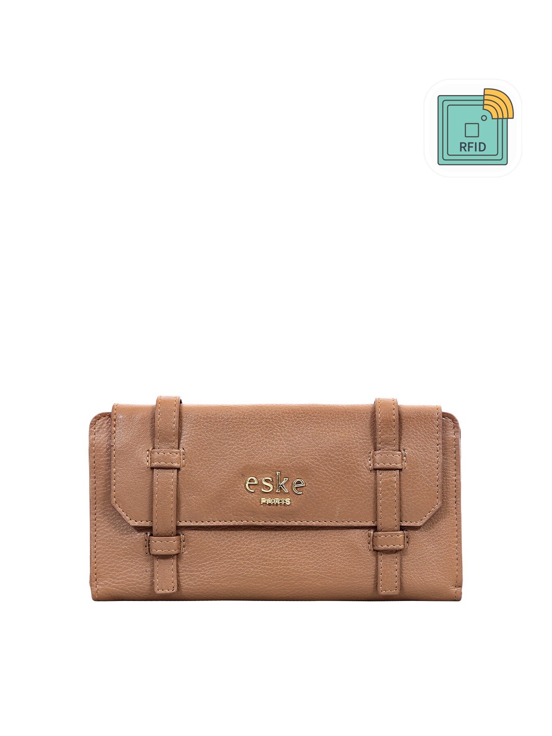 

Eske Women Leather Envelope, Brown