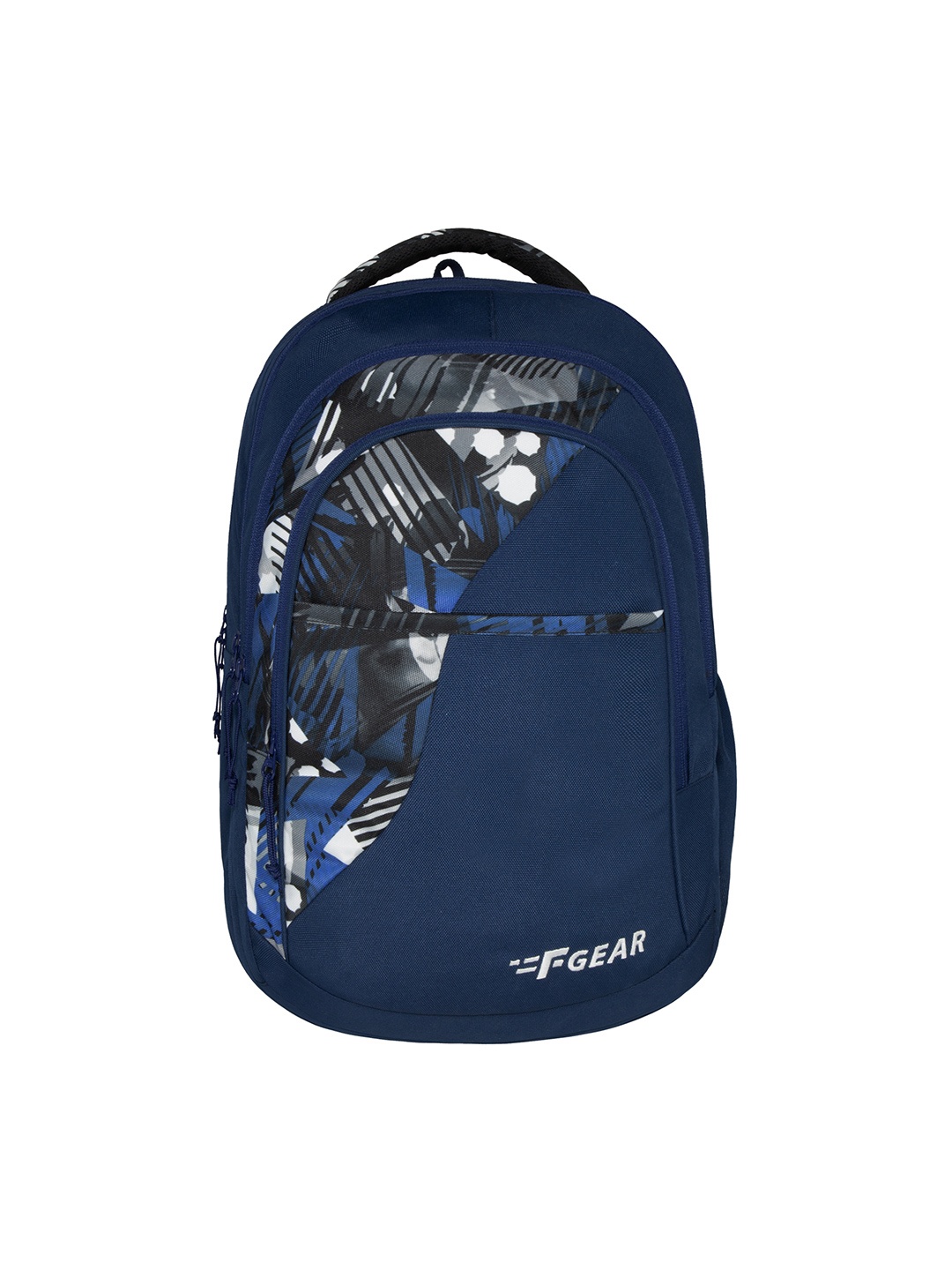 

F Gear Printed Water Resistant Backpack, Navy blue