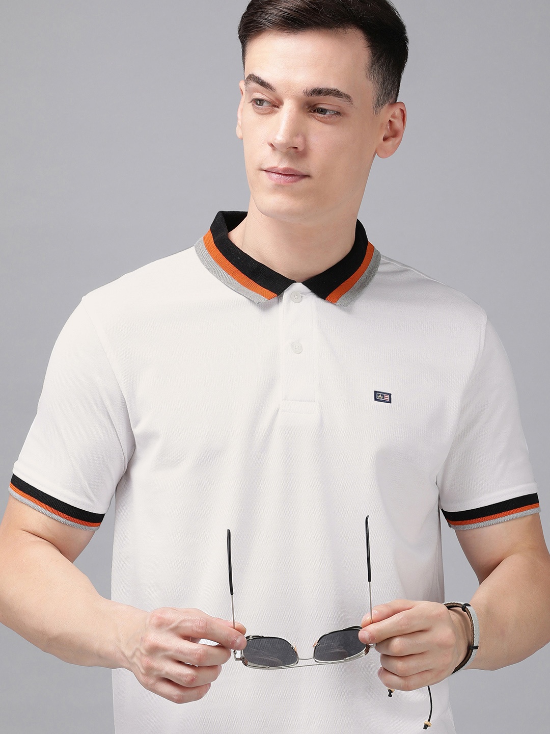

Arrow Polo Collar T-shirt, White