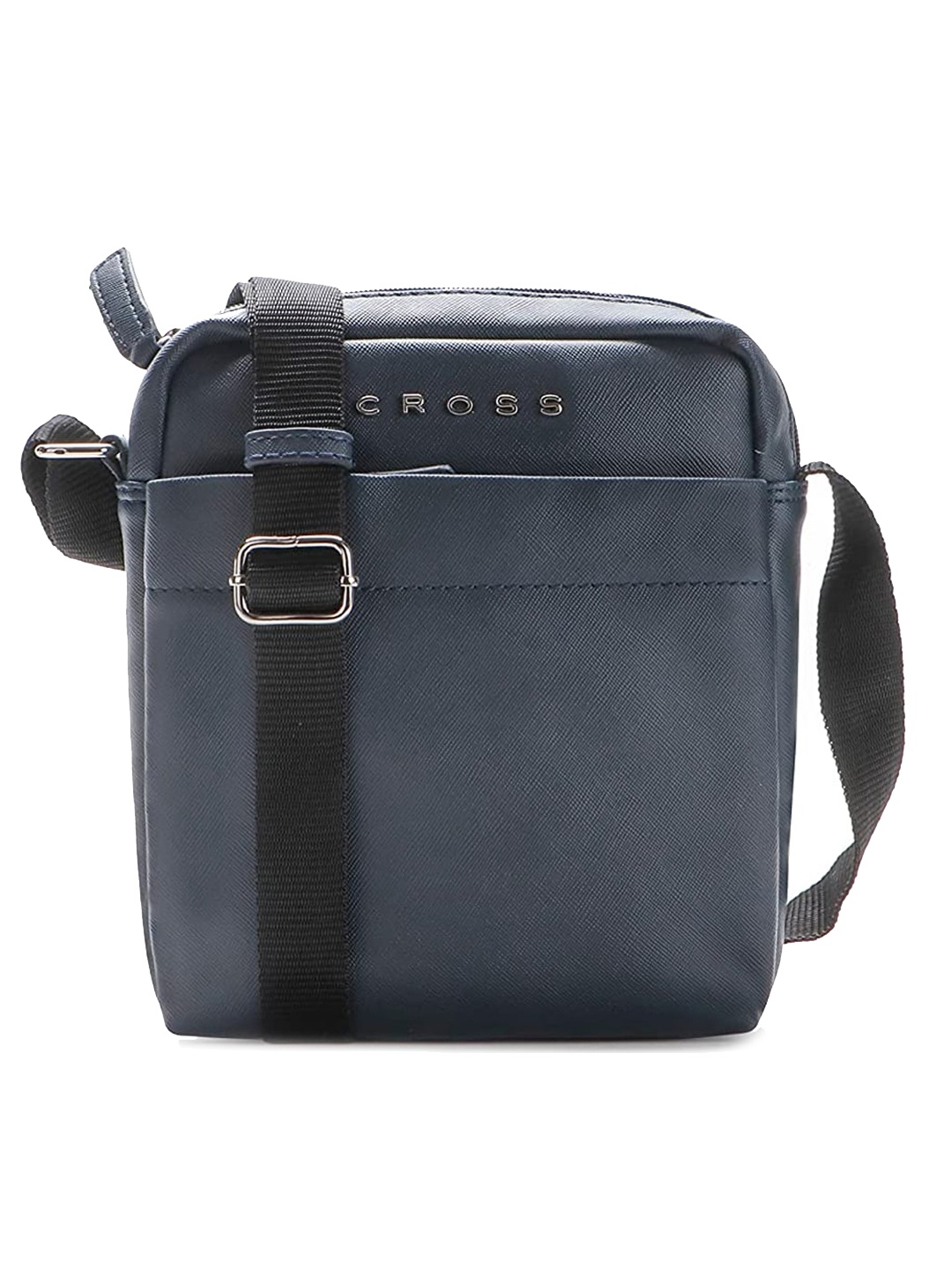 

Cross Structured Sling Bag, Blue