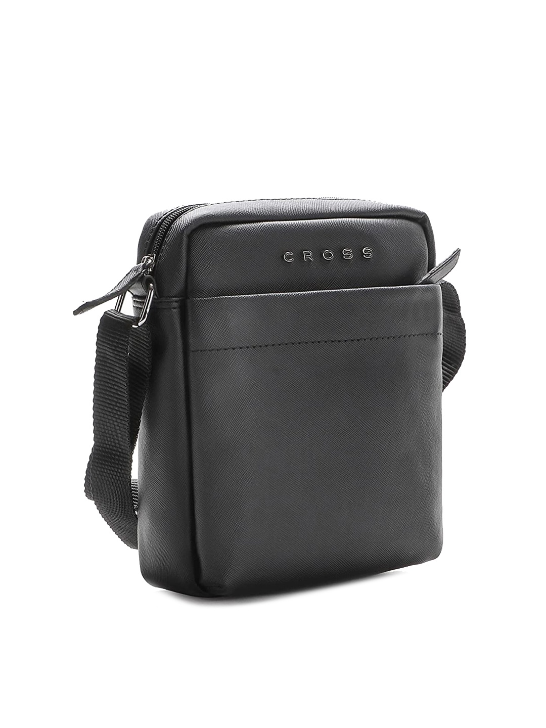 

Cross Structured Sling Bag, Black