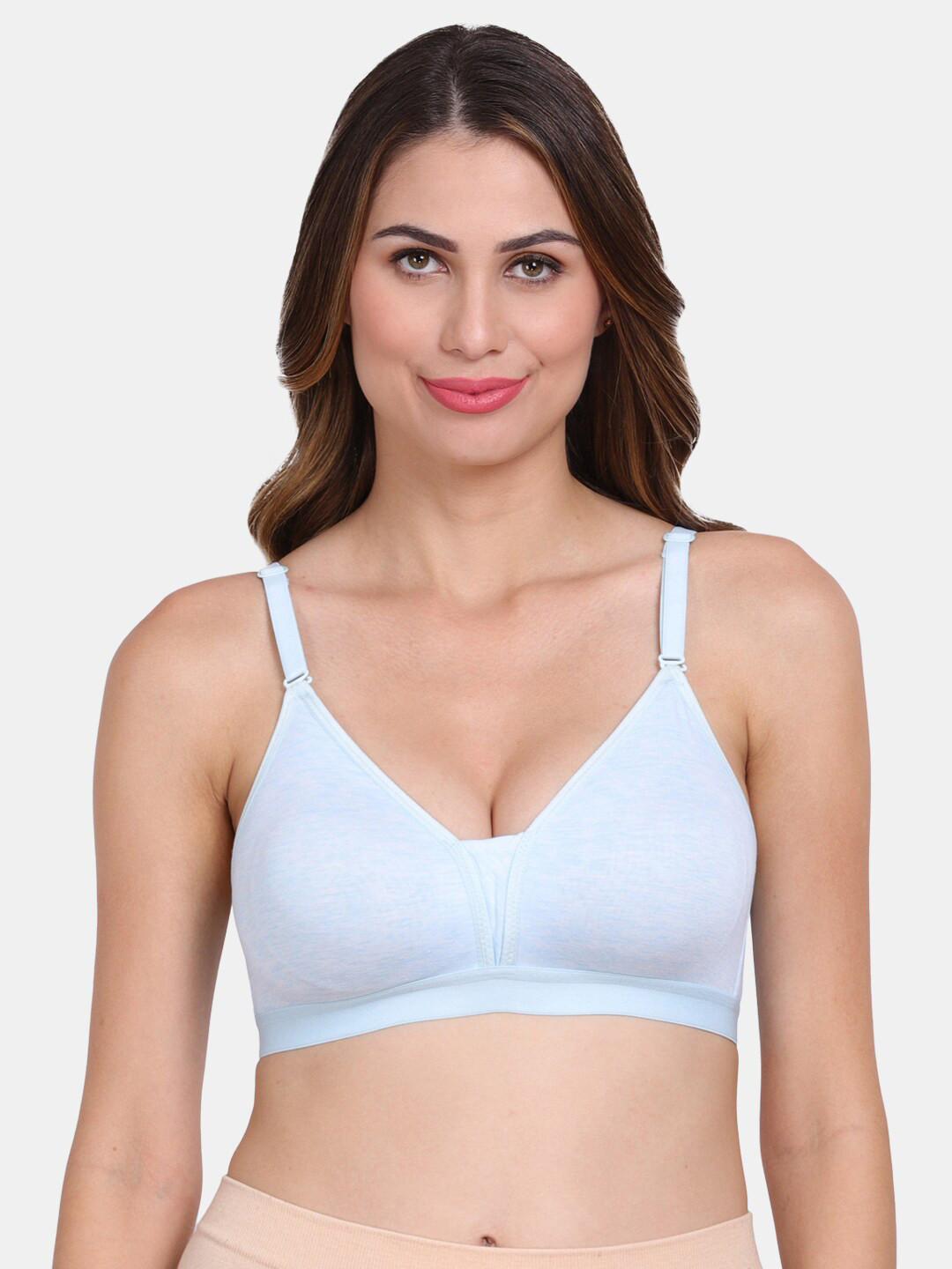 

Amour Secret Non-Wired Seamless T-shirt Bra, Blue