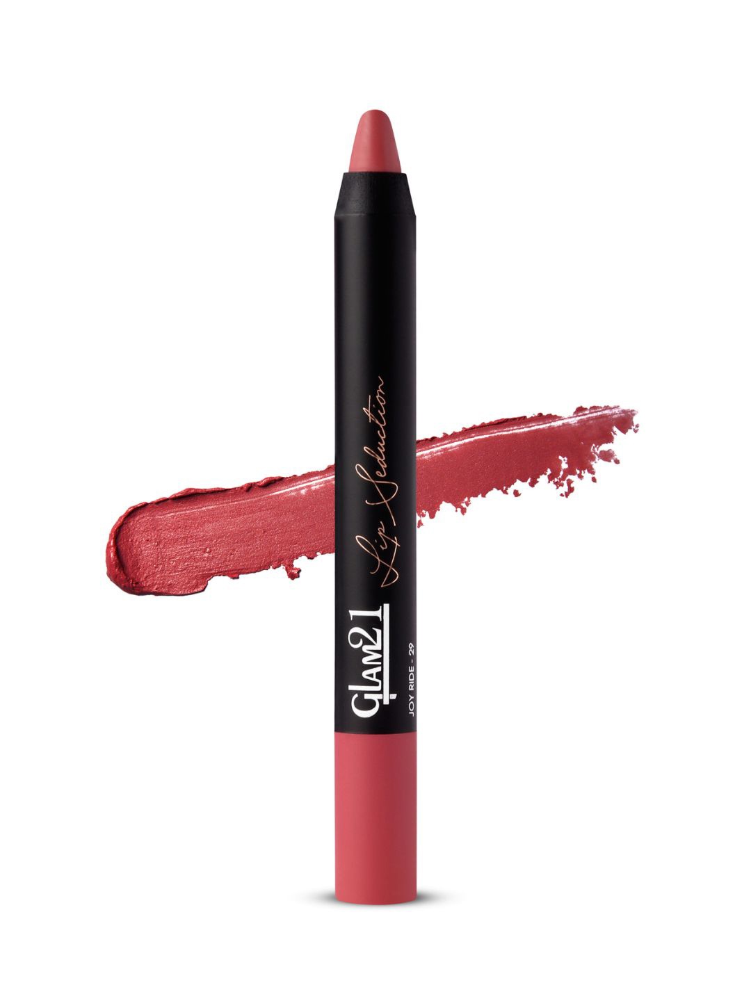 

GLAM21 Lip Seduction Non-Transfer Creamy Matte Lipstick 3.6g - Joy Ride 29, Pink