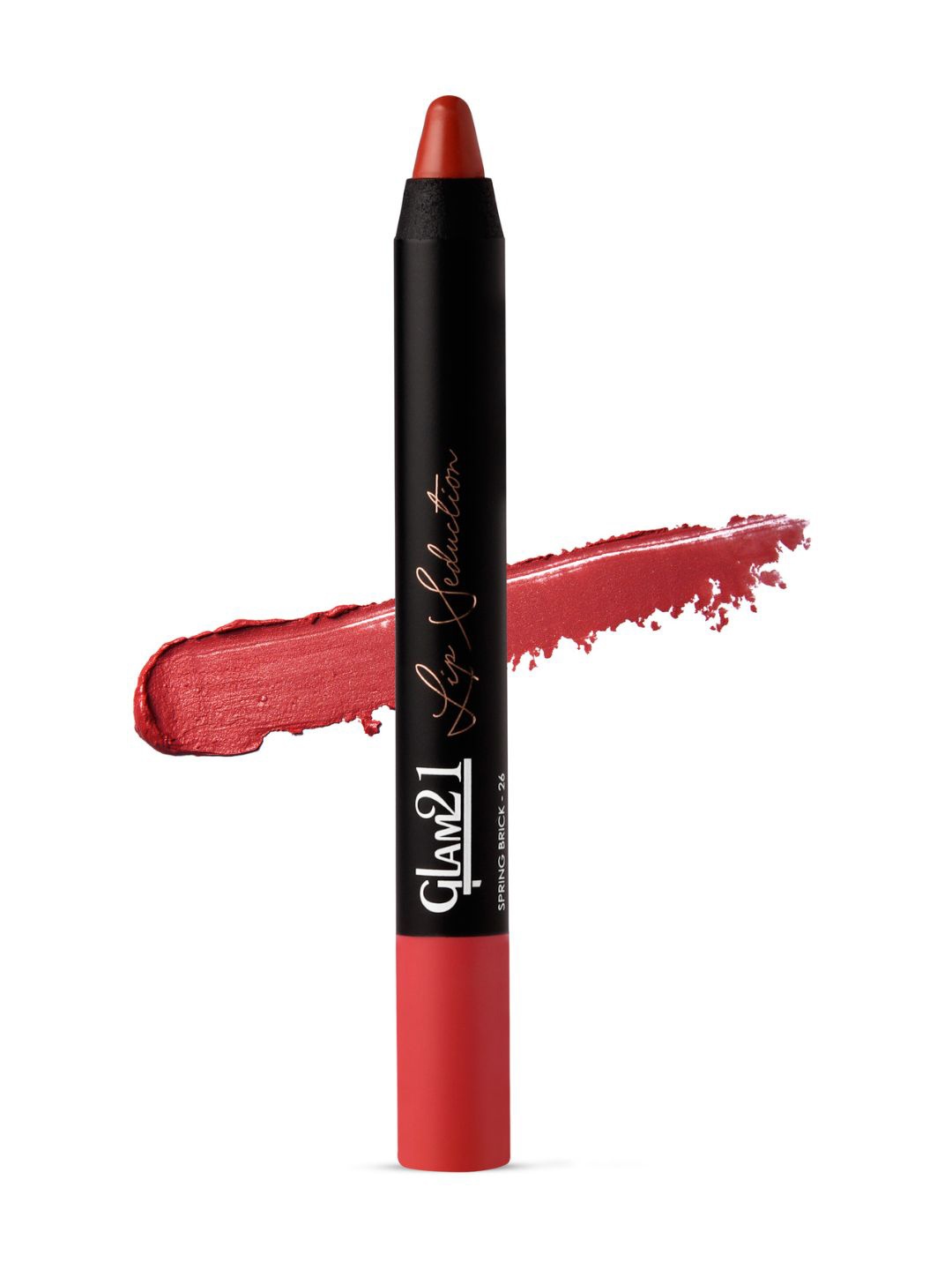 

GLAM21 Lip Seduction Non-Transfer Crayon Lipstick 3.6g - Spring Brick 26, Red