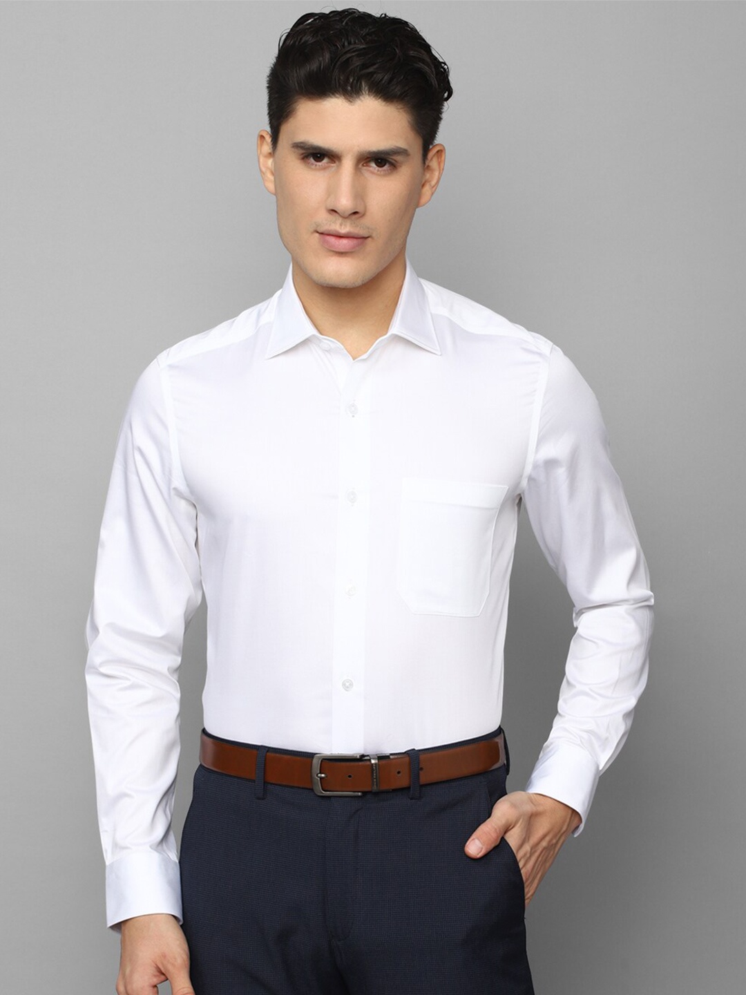 

Louis Philippe Gods & Kings Men Giza Cotton Formal Giza Cotton Shirt, White