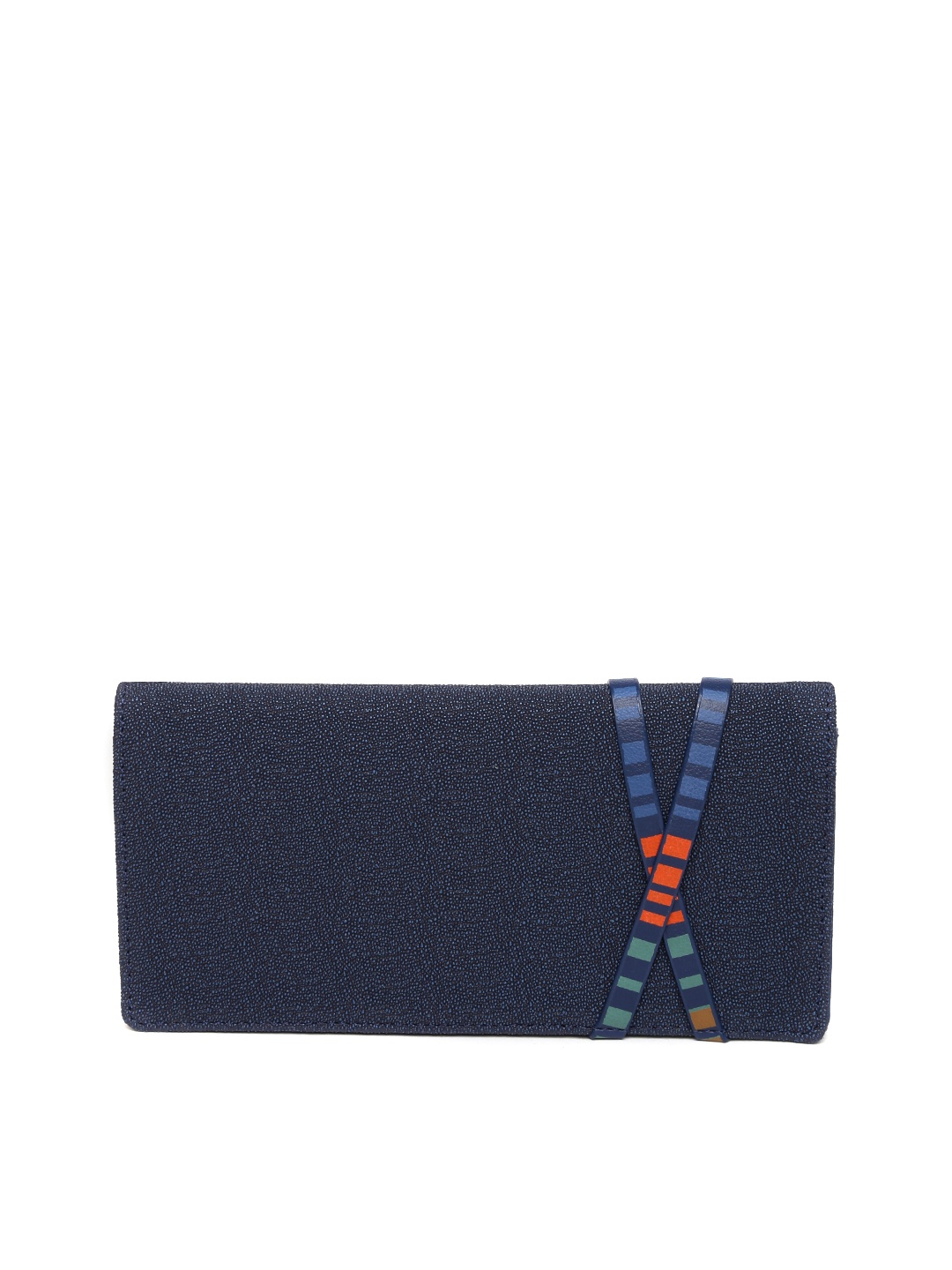 

Baggit Women Navy Blue Solid Two Fold Wallet