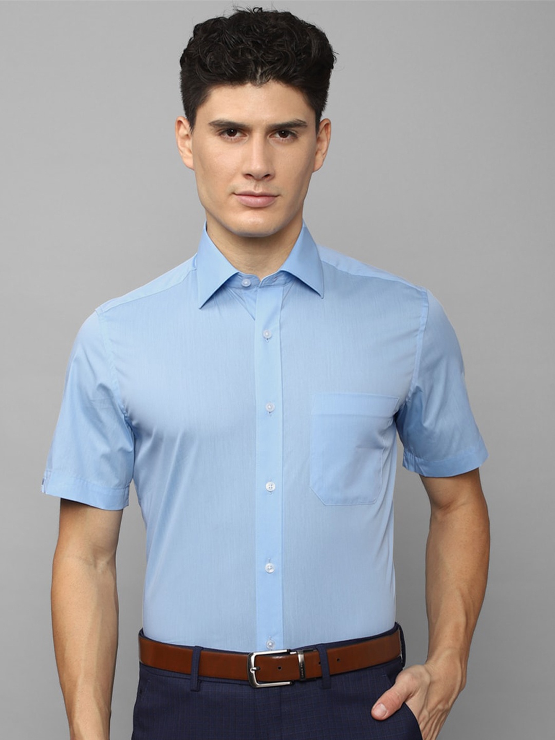 

Louis Philippe Men Formal Shirt, Blue