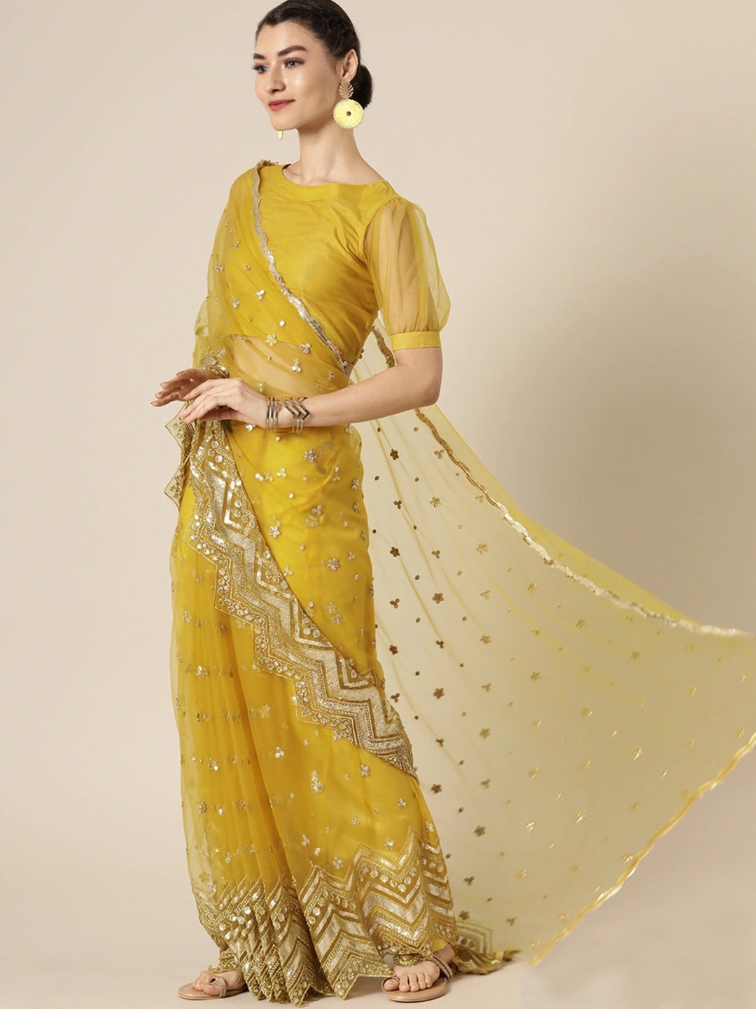 

Fashionuma Saree Blouse, Yellow